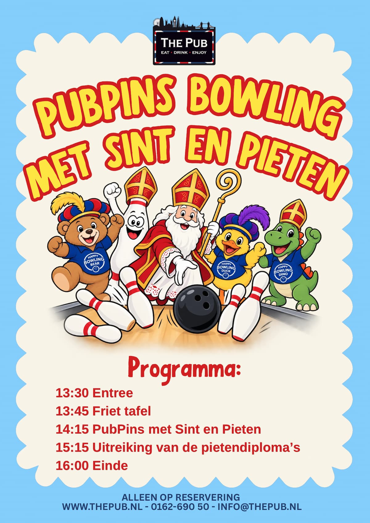 sinterklaasprogramma the pub